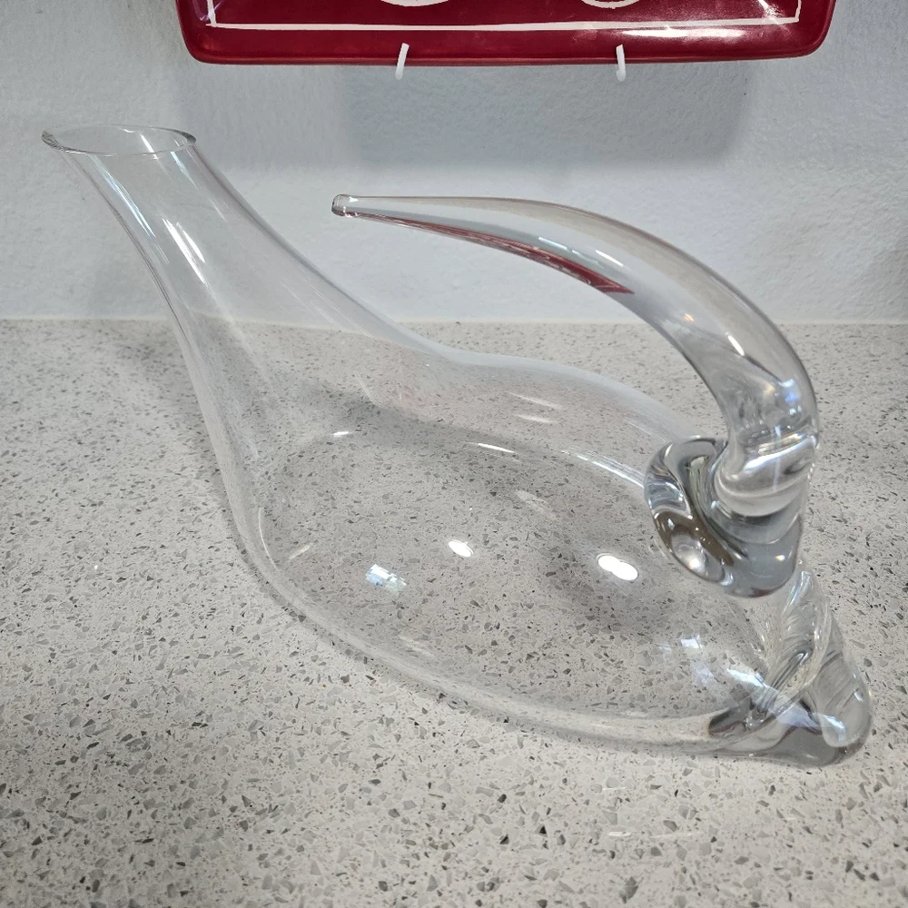 Crystal Glass Duck Decanter